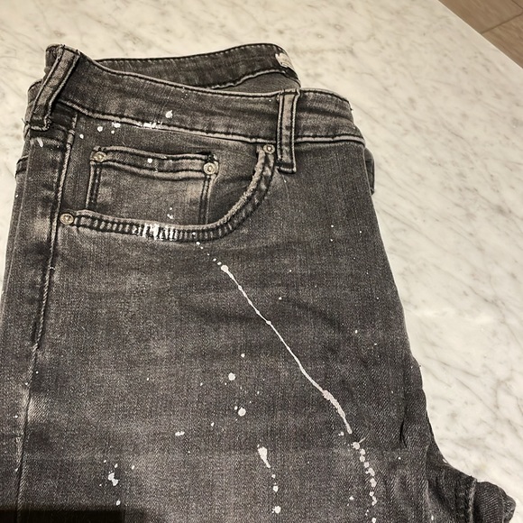 Zara paint splattered denim (8) - Picture 5 of 6